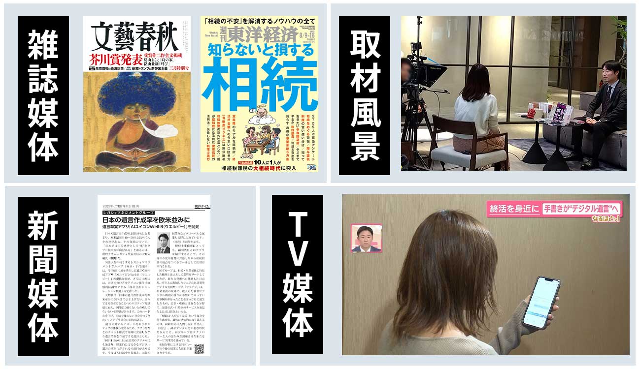 過去のメディア対応一覧​